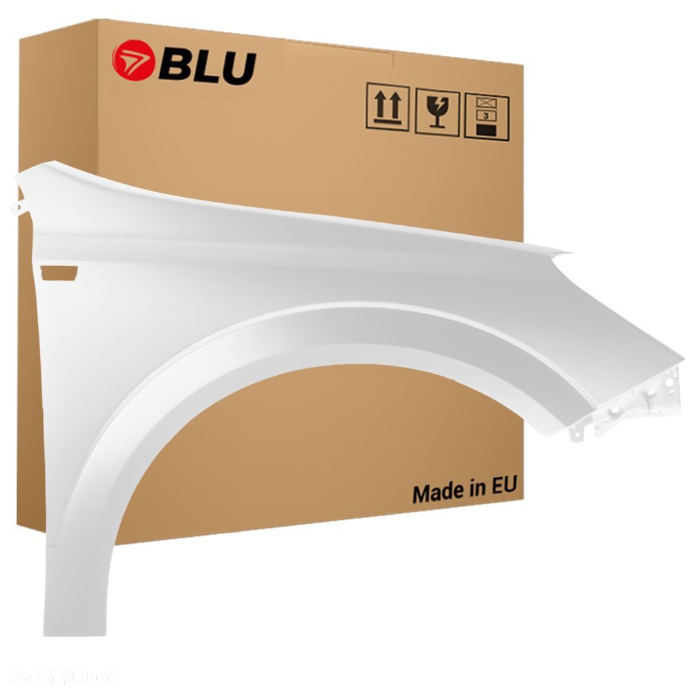 BLU Błotnik OPEL ASTRA H 3 III Z474 prawy biały 04-14 przód CasablancaWeiß - 1