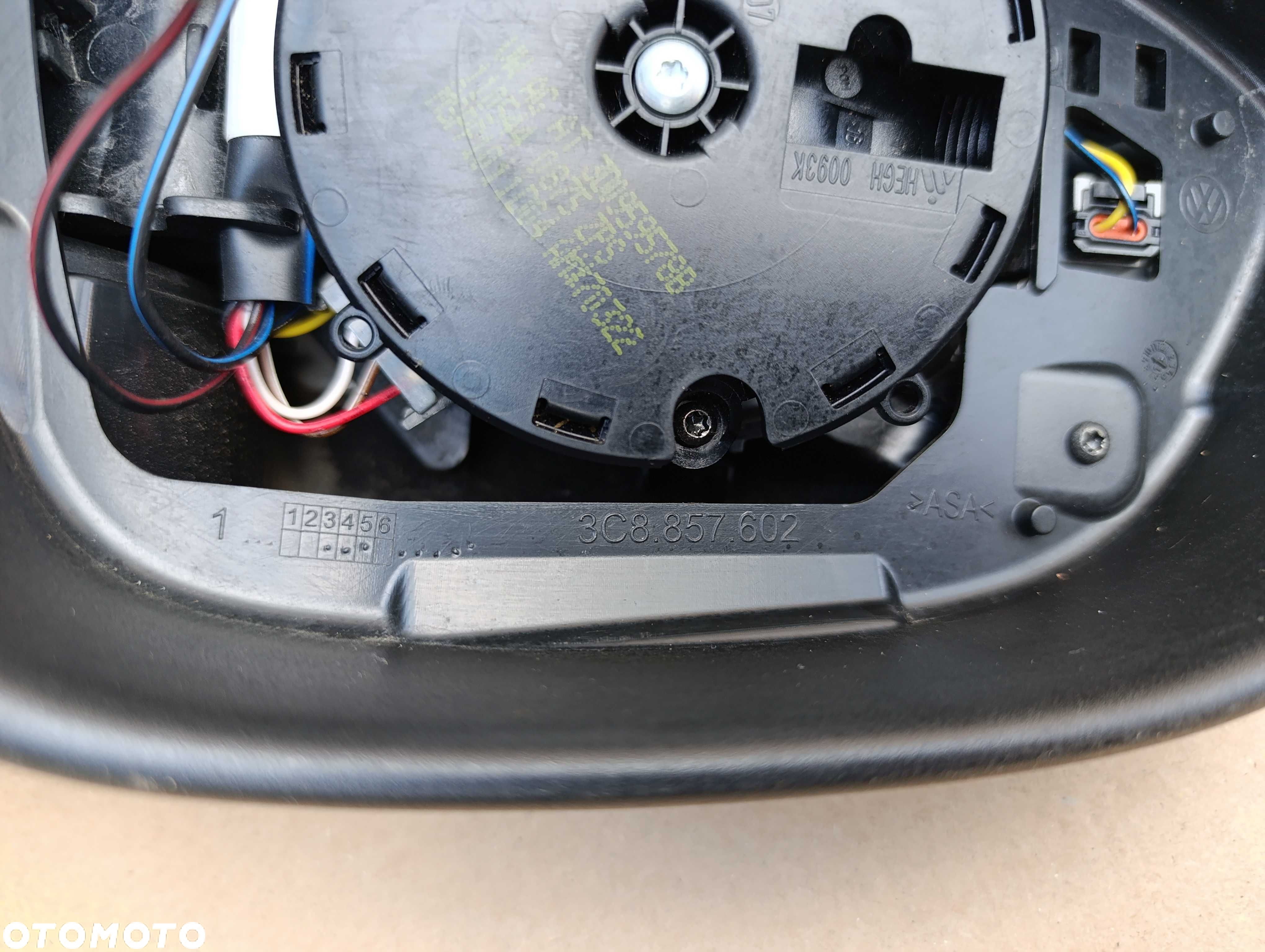 VW Passat CC lusterko zewnętrzne prawy przód 6 PIN 3C8.857.934A - 4