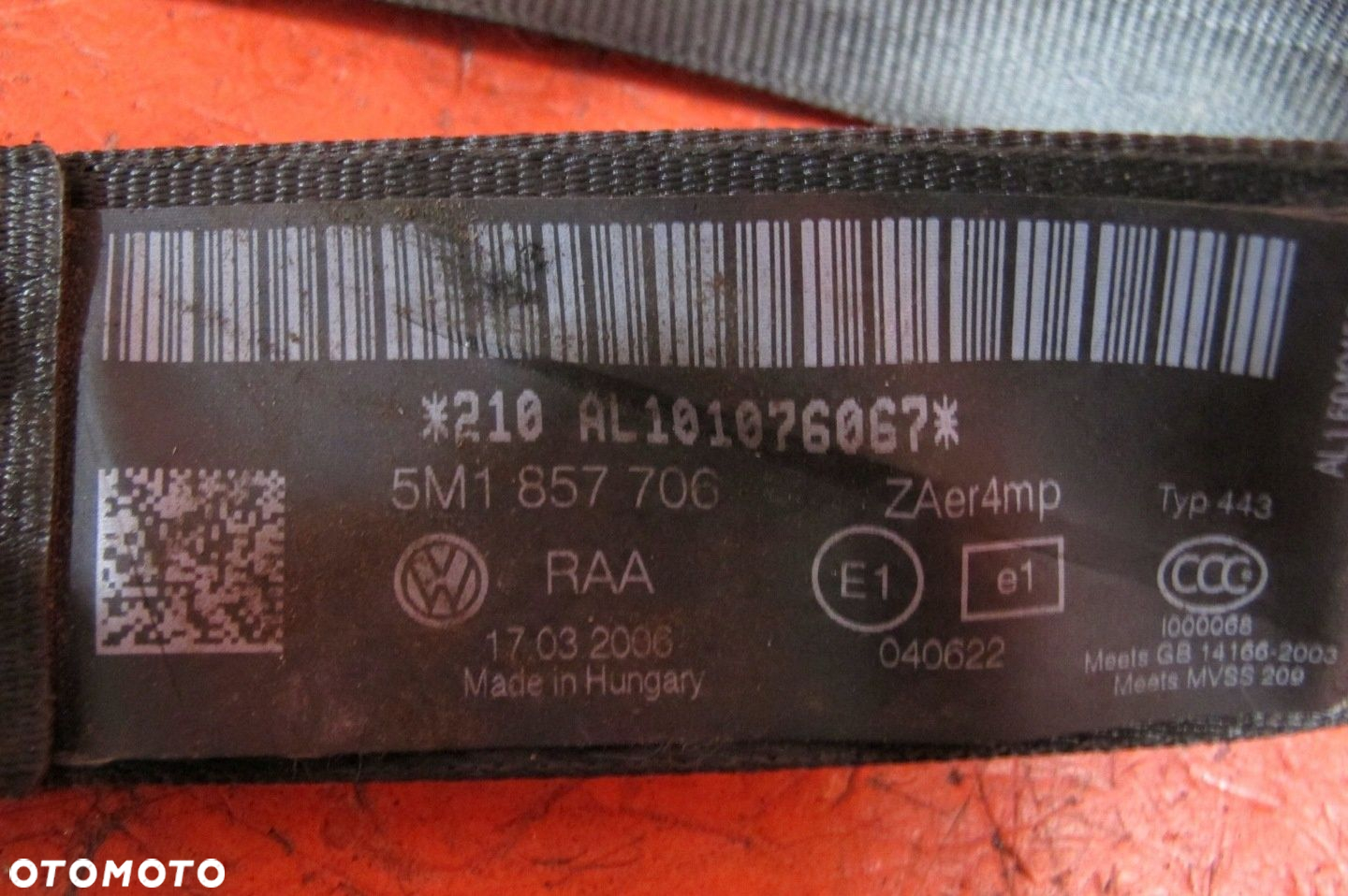 VW GOLF PLUS  PODUSZKI DESKA KONSOLA AIRBAG PASY SENSOR KPL - 11
