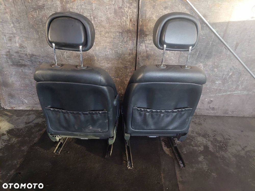 FOTELE KOMPLET LEWY PRAWY KANAPA TYŁ MERCEDES W211 SEDAN PÓŁSKÓRA - 7
