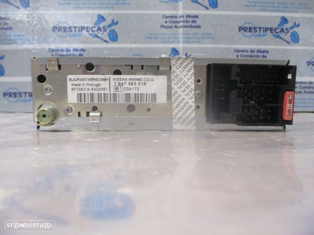 Radios 7647383318 NISSAN MICRA K12 2010 1.2I 80CV 5P PRETO ORIGINAL BLAUPUNKT-WERKE GMBH - 2