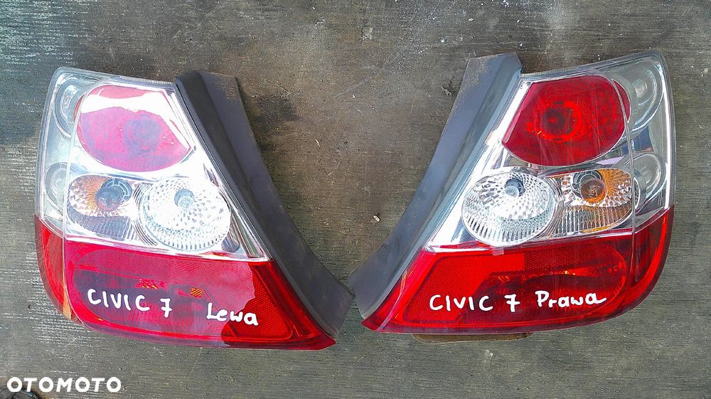 HONDA CIVIC VII 3D SPORT LAMPA TYLNA  PRAWA!! - 8