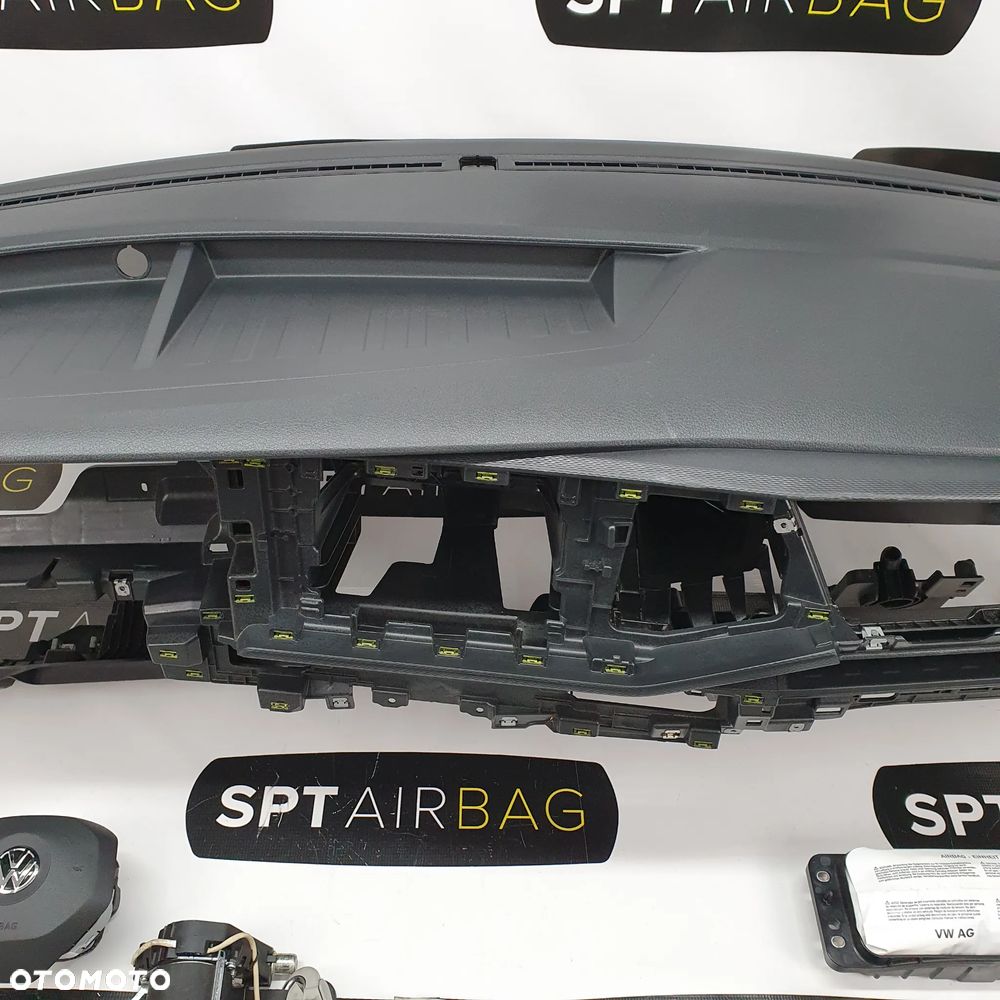 VW T6.1 DESKA ROZDZIELCZA KONSOLA KOKPIT PULPIT PODUSZKI AIRBAG AIR BAG PASY KIT SET - 3