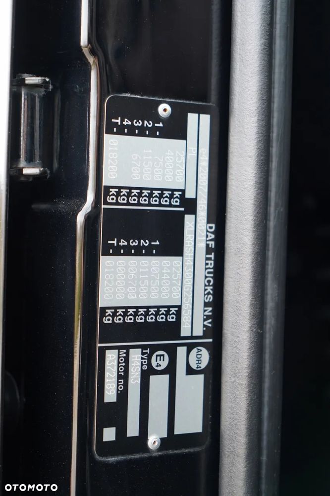 DAF XF 480 / BDF / 6X2 / ZESTAW TANDEM / SSC / KLIMA POSTOJOWA  / OŚ PODNOSZONA / WECON - 37