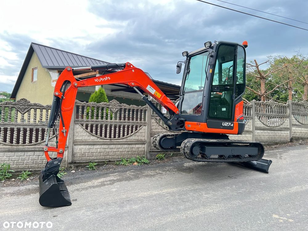 Kubota U27-4 * MiniKoparka Kubota U27 * Zerowy Obrys * 3 Tony * Stan Bardzo Dobry * - 13