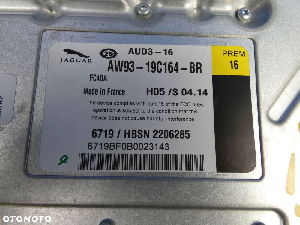 JAGUAR XJ X351 WZMACNIACZ AUDIO - 3