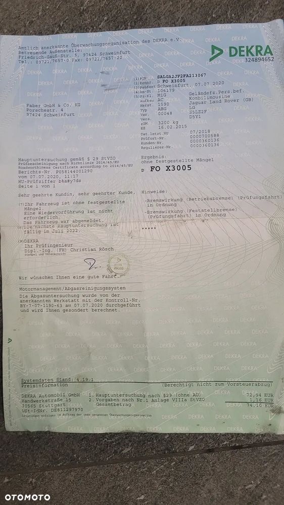 Land Rover Range Rover 4.4SD V8 LWB Vogue EU6 - 30