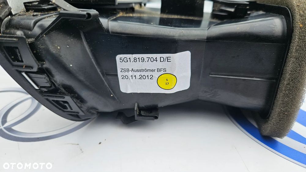 VW Golf 7 VII Kratka nawiewu prawa Dekor listwa Ramka radia 5G0857059 5G1819703C 5G1819743 5G1819704DE - 21