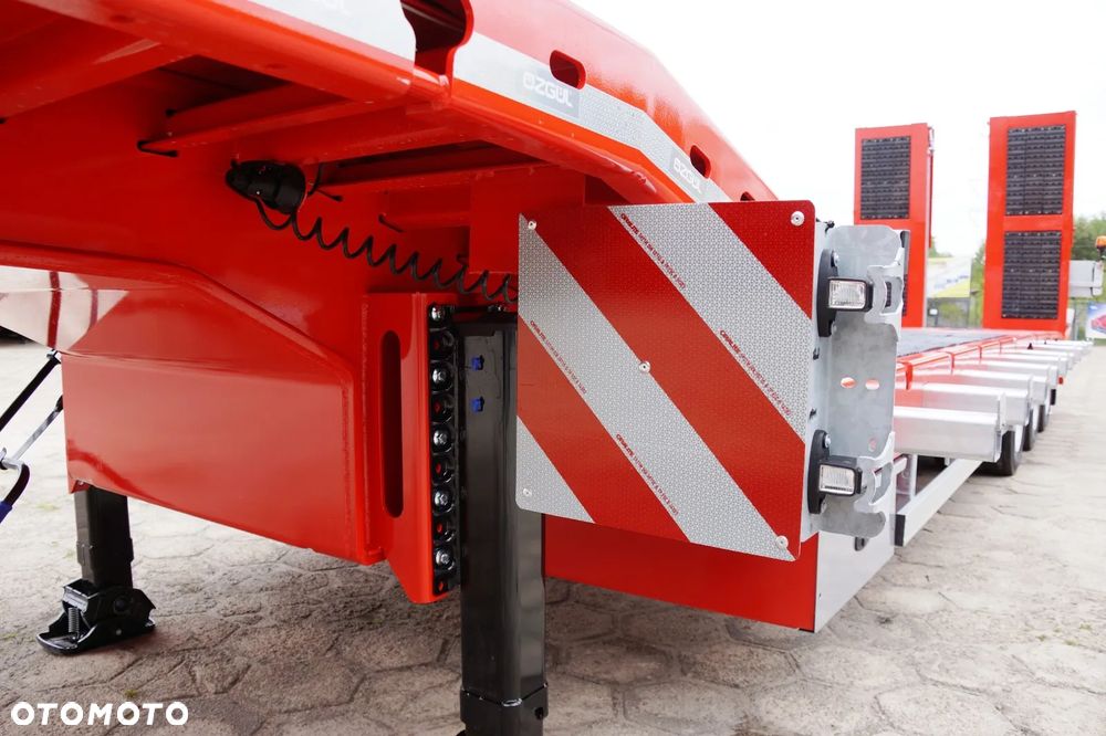 Inny 3 OSIOWA NISKOPODWOZIOWA Z NAJAZDAMI HYDRAULICZNYMI - twarda guma techniczna na pokładzie! - 13
