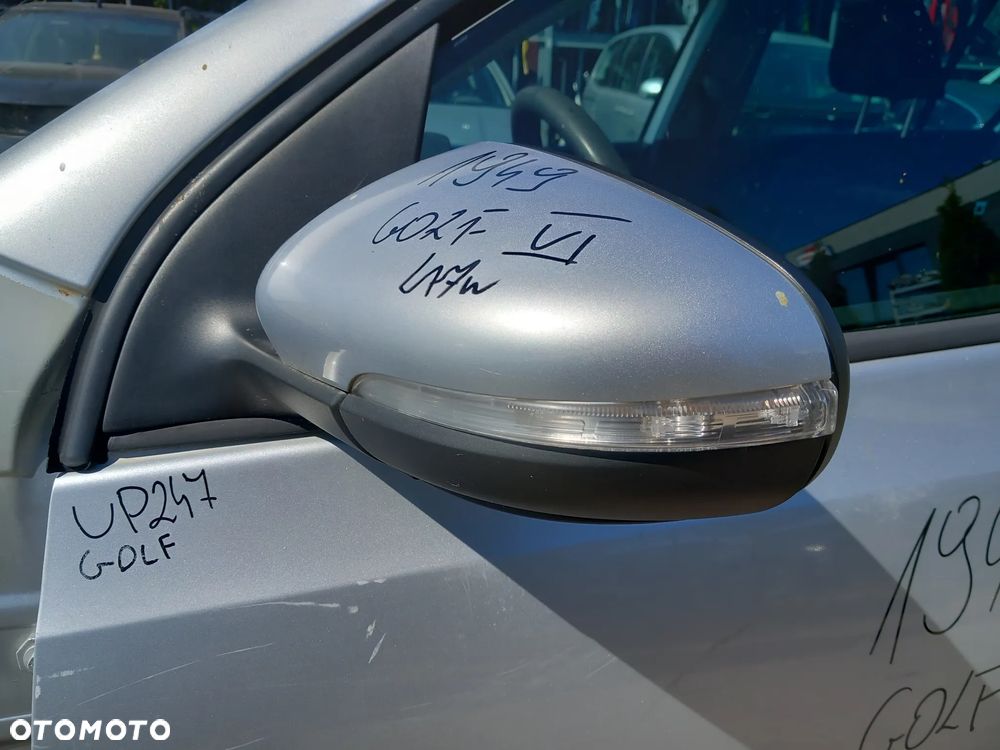 VW GOLF VI LUSTERKO LEWE PRZEDNIE LEWY PRZÓD KOLOR: LA7W - 3