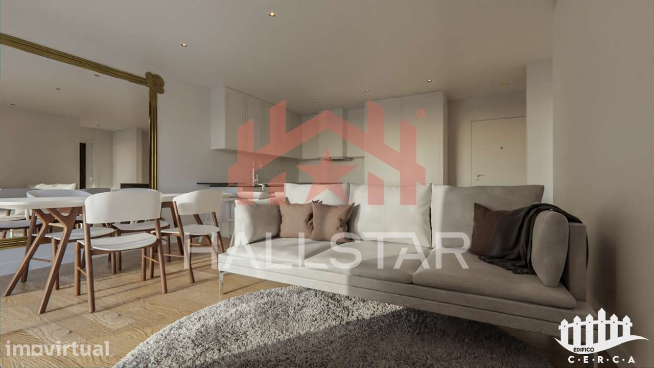 Apartamento T1 + T0 / Varanda com Churrasqueira / Boa Vista - Grande imagem: 2/20