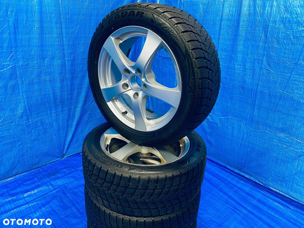 KOŁA KOŁO 17 FELGA ALUMINIOWE ALUSY FELGA 17" x 7J  5X120 ; 67,1mm ET41 KOMPLET ; OPONY ZIMA ZIMOWE ; OPEL INSIGNIA A ; DEZENT ORYGINAŁ - 8
