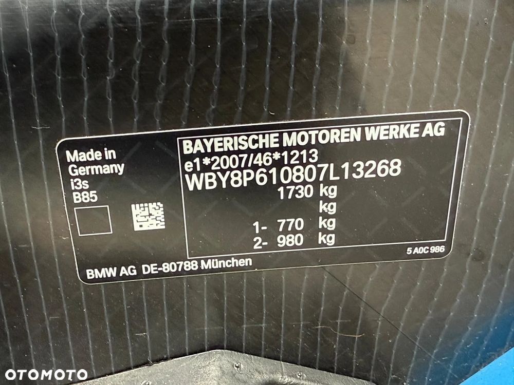 BMW i3 i3S 120 Ah - 18