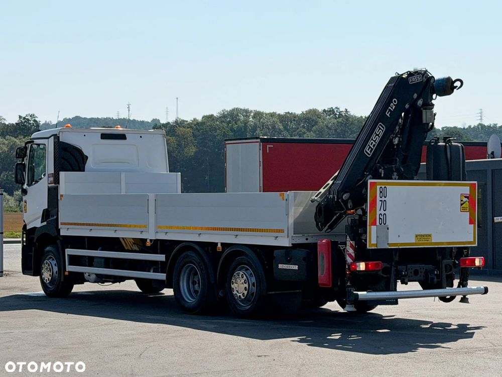 Renault T 380 * SKRZYNIA 6,80 m * FASSI F120B.2.22 + PILOT * STAN BDB - 6