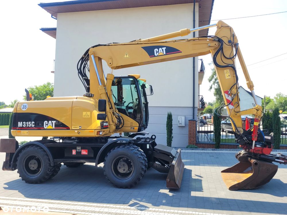 Caterpillar M315C / ROTOTILT ze szczypcami / ZADBANY EGZEMPLARZ / - 2