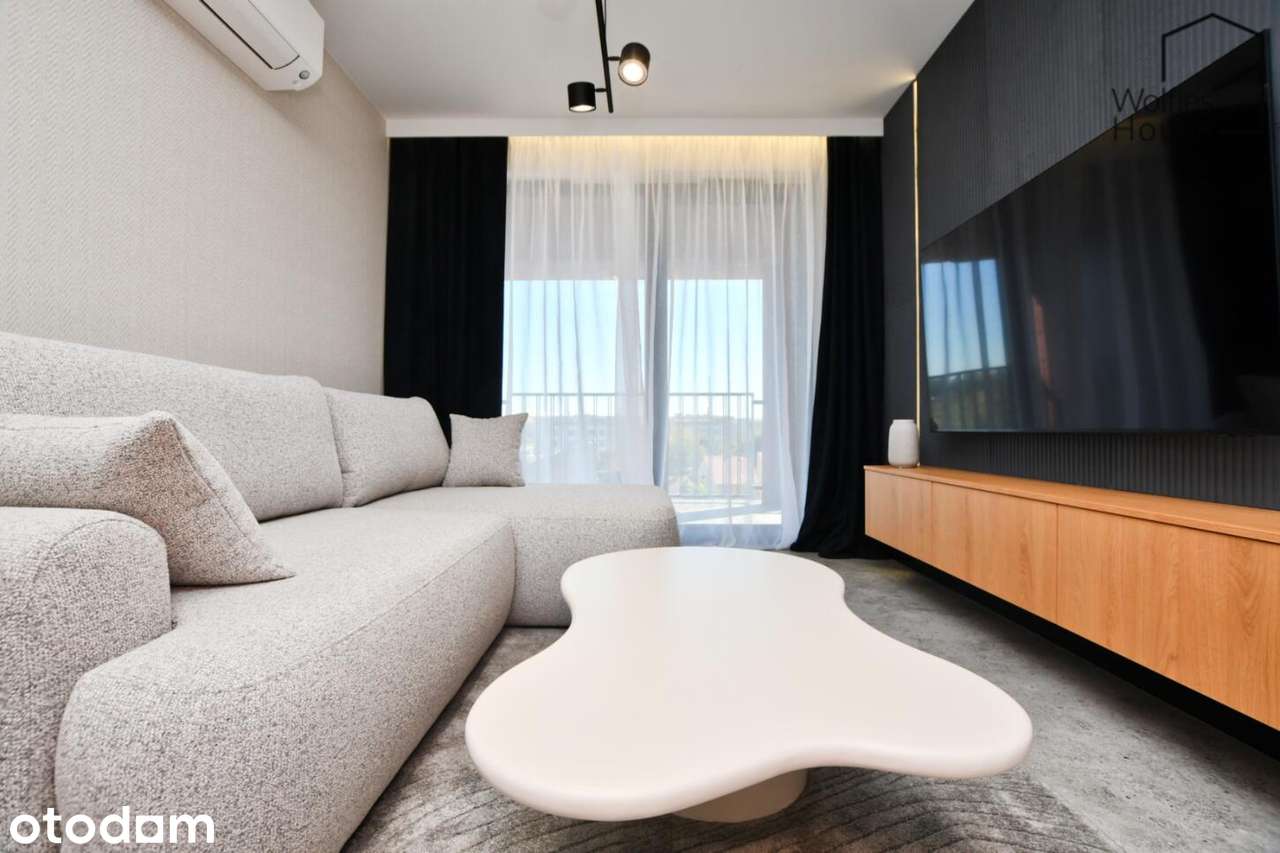 Nowe | Młyny Mogilska | 2 POK. | 43m2 | Klima | Balkon | ENG