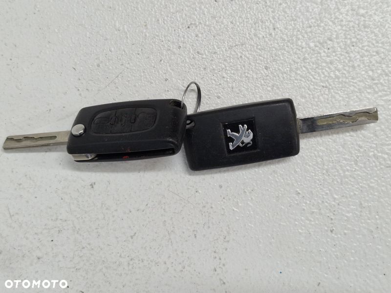 PEUGEOT RCZ STACYJKA KLUCZYKI 2x PILOT WKŁADKI ZAMKA KOMPLET 9663123280 - 2