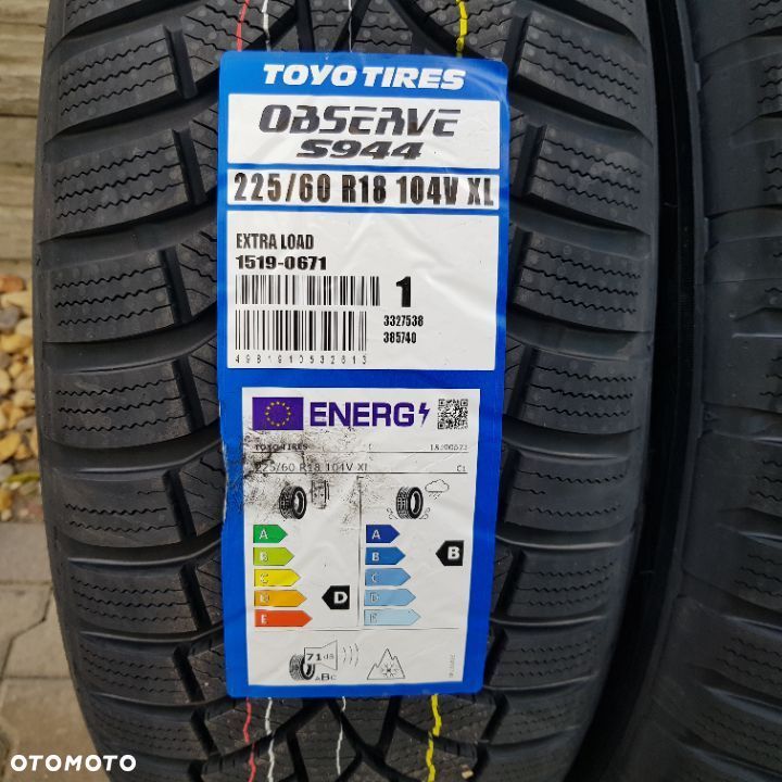 4x 225/60R18 Toyo Observe S944 Nowy komplet opon zimowych Poznań - 2