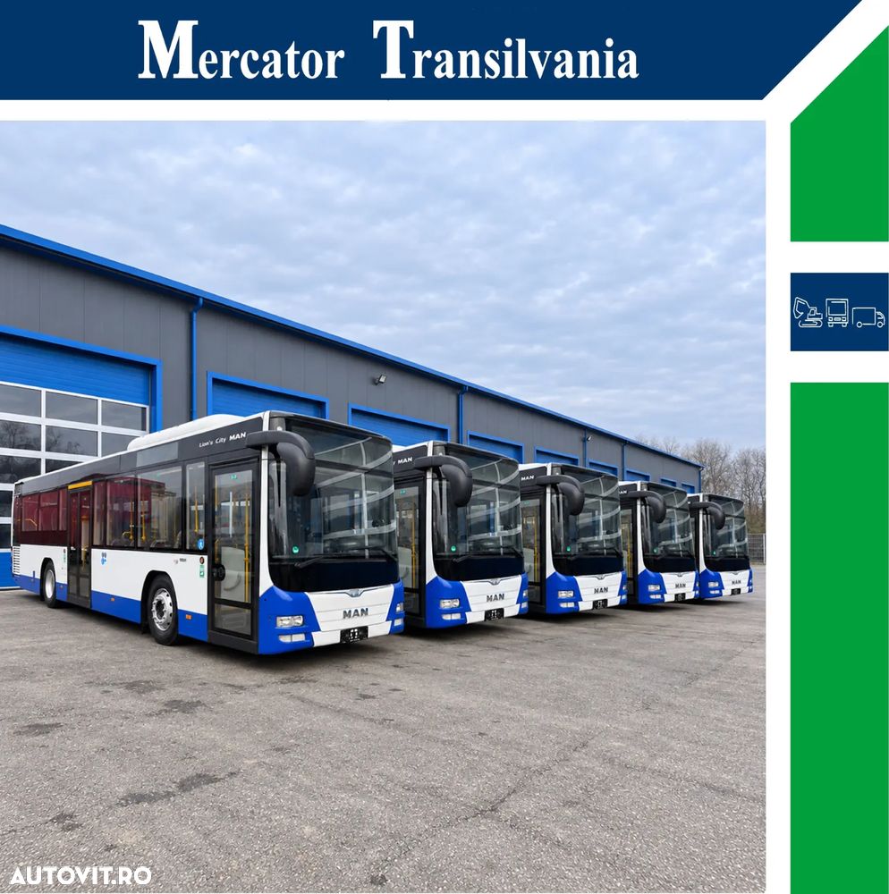 MAN A78 LE Ü Lion’s City Euro 6 / Retarder / Climă / 42+44 locuri – 5 buc - 2