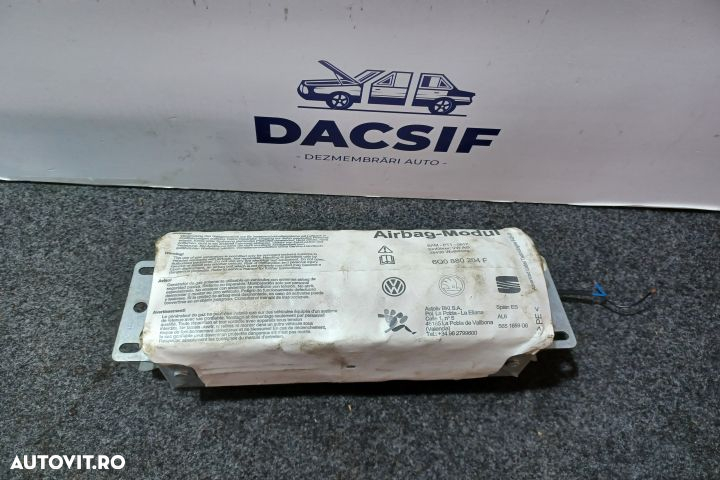 Airbag pasager 6Q0880204F Volkswagen VW Polo 4 9N [facelift] [2005 - - 2