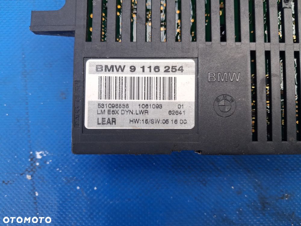 Moduł sterownik świateł lamp xenon dynamic BMW E60 E61 9116254 LCI 9 116 254 - 3