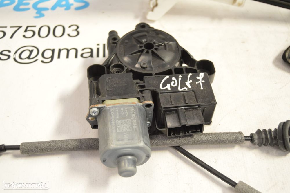 MOTOR SISTEMA ELEVADOR VIDRO VIDROS PORTA TRASEIRA TRÁS ESQUERDA 5Q0959811A 5Q0959811 VW VOLKSWAGEN GOLF VII 7 MK7 5G1 SEAT LEON 5F1 - 4