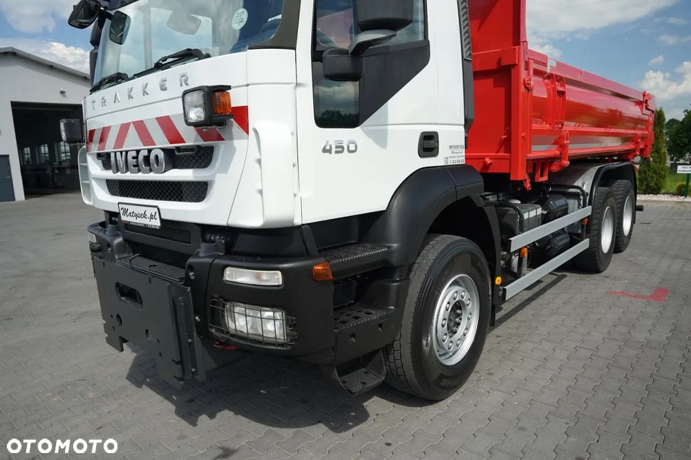 Iveco TRAKKER 450 / 6X4 / WYWROTKA / HYDROKLAPA / HYDROBURTA / BORDMATIC / CZOŁOWNICA / EURO 5 / - 17