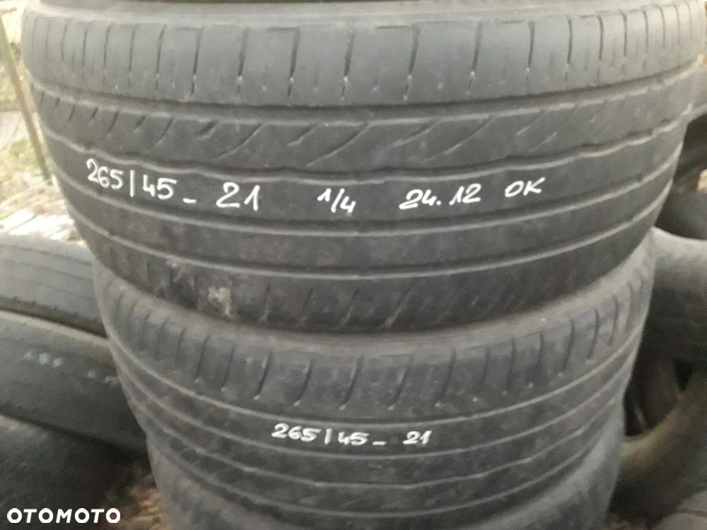 21” - MICHELIN - 265/45 21 cali - LETNIE Opony - stan: BDB + GWARANCJA !! + możliwy  MONTAŻ !!