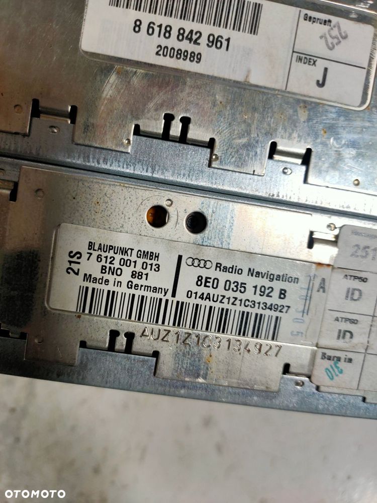 radio audi symphony ii 2-din 8e0035195m a4 b6 b7 - 2