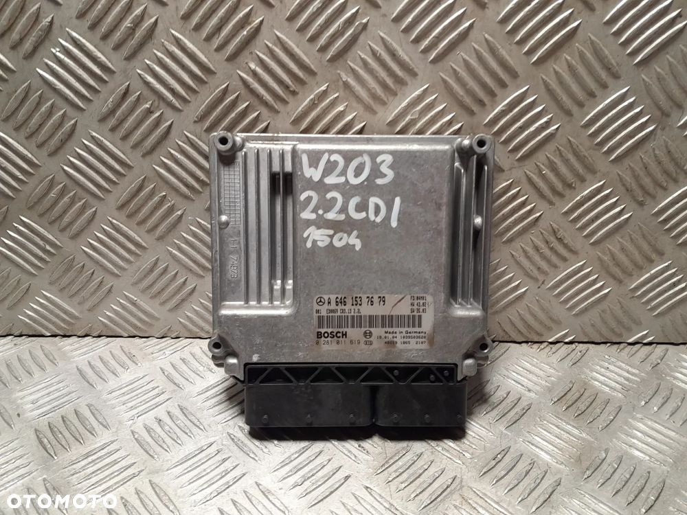 MERCEDES W203 KOMPUTER STEROWNIK SILNIKA  2.2 CDI DIESEL 6461537679
