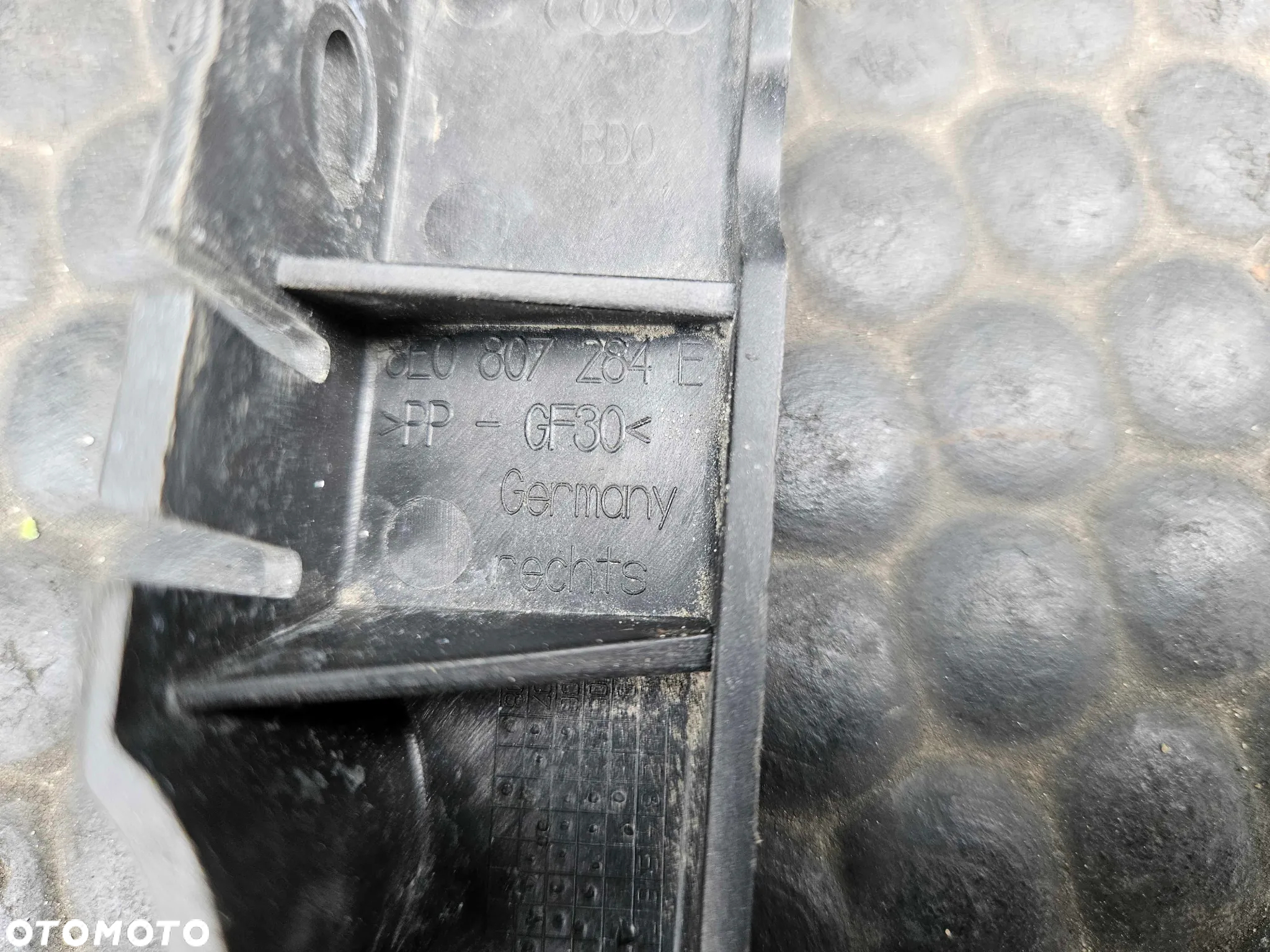 Slizg Mocowanie Blotnika Zderzaka Przod Przednie Kierownica Powietrza Audi A4 B7 Kombi Avant Sedan - 34