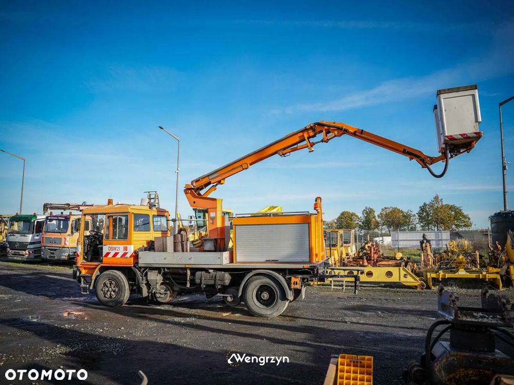 MAN MAN 14.170F Podnośnik koszowy - pojazd dwudrogowy do obsługi sieci trakcyjnej - 28