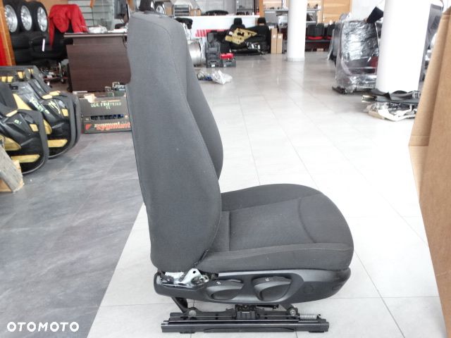 BMW 3 E90 E91 Fotel Pasażera Europa Mata Zajętości Ładny Przedlift Czarny Welur Super Stan - 5