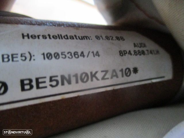 Airbag Cortina 8P4880741H AUDI A3 8P SPORTBACK 2008 2.0TDI 140CV 5P CINZA ESQ - 4