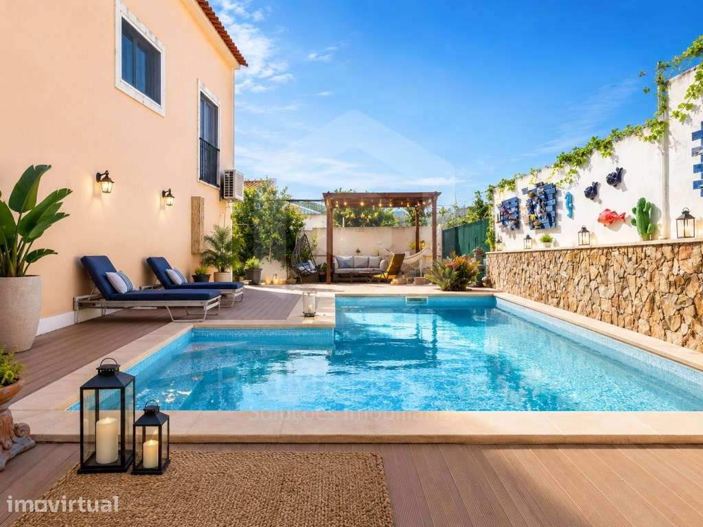 Moradia Isolada T4+1 com Piscina e Garagem Box - Grande imagem: 2/60