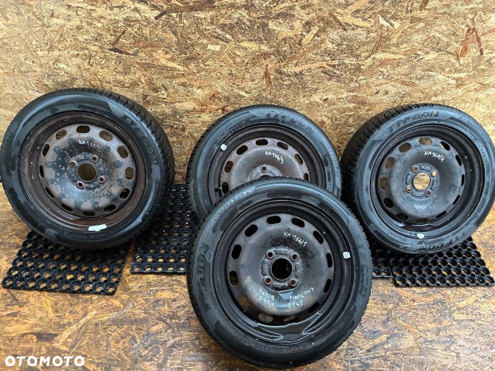 FIESTA MK7 4X108 ET34 FI 63,4 FELGI STALOWE OPONY 1325 7,5MM 195 50 R15  X4SZT - 1