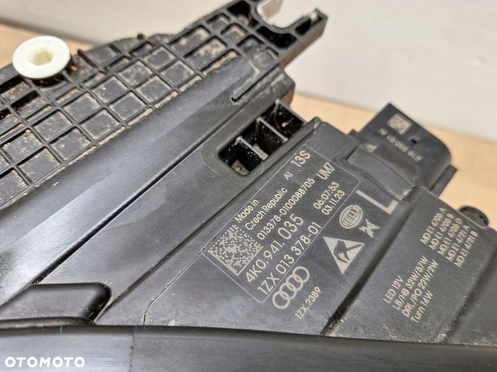 REFLEKTORY LAMPY FULL LED MATRIX AUDI A6 S6 RS6 2019-2023 C8 4K 4K0 EU OE - 6