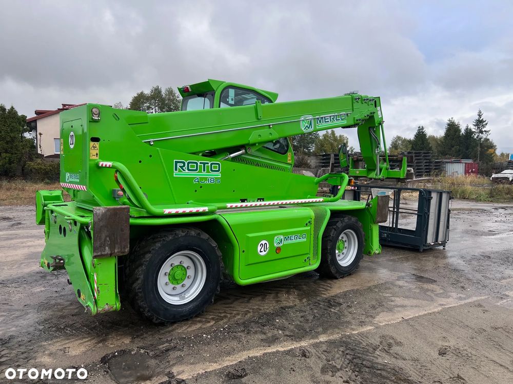 Merlo ROTO 40.18S 3500MTH CERTYFIKAT CE ZESTAW KOSZ WIDŁY PILOT DŹWIG - 28