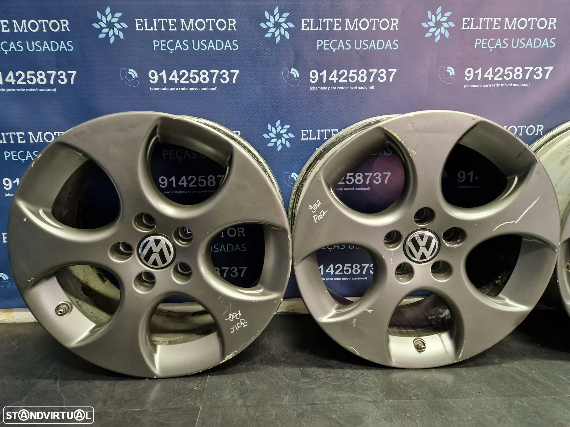 Jantes usadas VW GOLF V 5 GT 17 5X112 ORIGINAIS JETTA TOURAN - 4