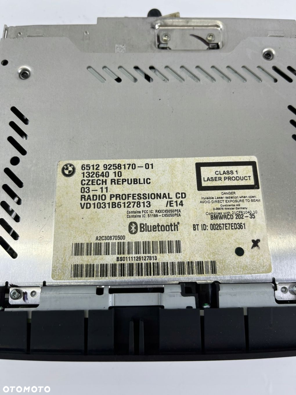 RADIO BMW E90 E92 9258170 - 3