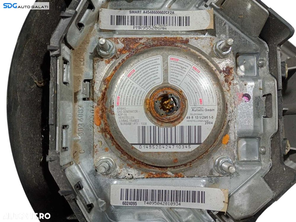 Airbag Volan Smart Forfour W454 2004 - 2006 Cod A4548600602 [LC0896] - 5