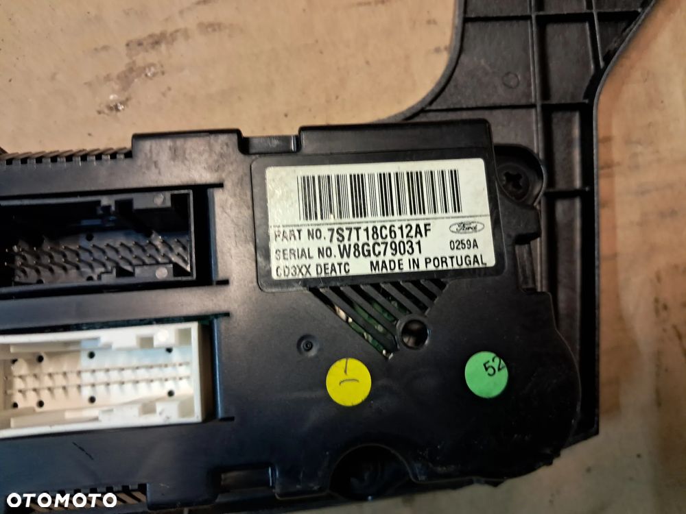 Ford Mondeo MK4 1.8 Diesel Panel nawiewu ramka radia 7S7T-18C612-AF - 3