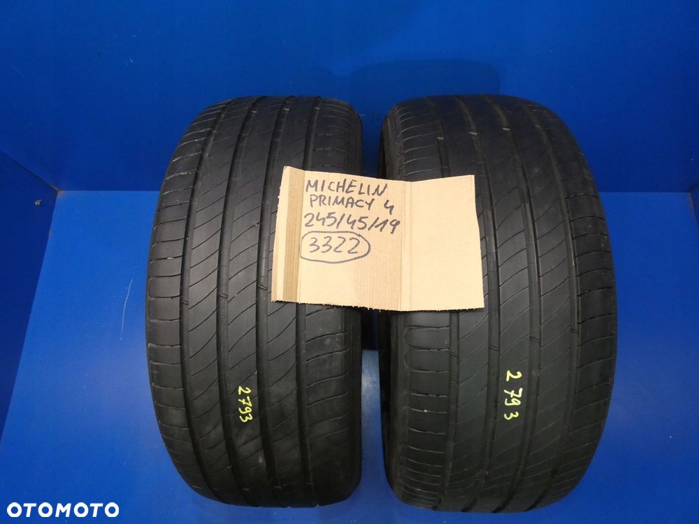 OPONY MICHELIN PRIMACY4 245/45 R19 19 2022r 5mm KOMPLET 2SZTUKI - 3