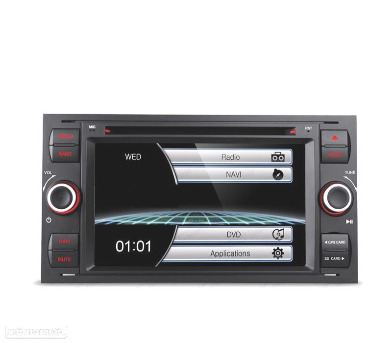 AUTO RADIO GPS 2DIN 7" GPS TACTIL PARA FORD FOCUS C-MAX FIESTA GALAXY KUGA MONDEO S-MAX TRANSIT - 1