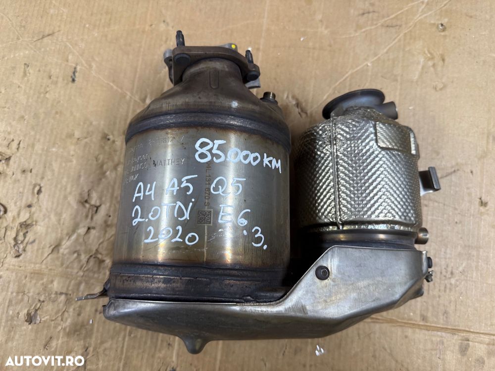 Catalizator , filtru particule AUDI A4, A5, Q5 2.0 tdi an 2016-2023 euro 6 cu adblue cod 04L131765BP cu 85.000 Km - 1