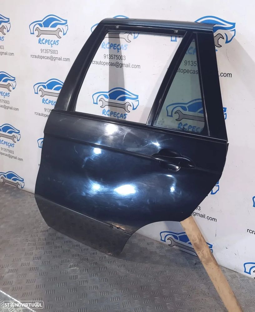 PORTA PORTAS TRASEIRA TRÁS ESQUERDA BMW X5 E53 41528256827 FECHO ELEVADOR MOTOR PUXADOR VIDRO - 3