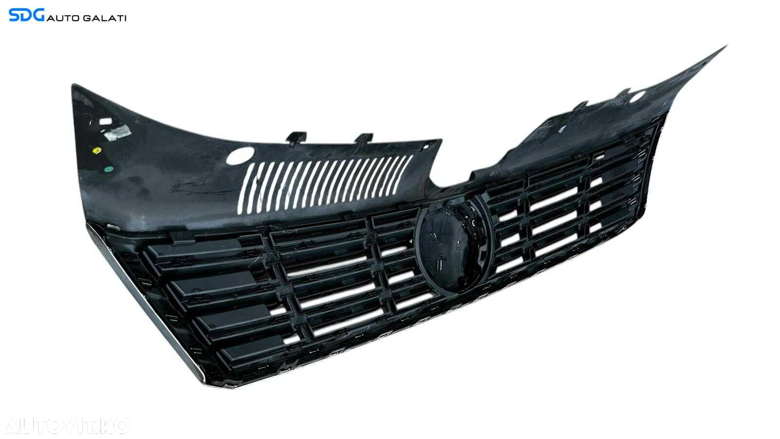 Grila Centrala cu Emblema Sigla de pe Bara Spoiler Fata Volkswagen CC 2012 - 2017 Cod 3C8853653A 3C8853651A [L5327] - 8