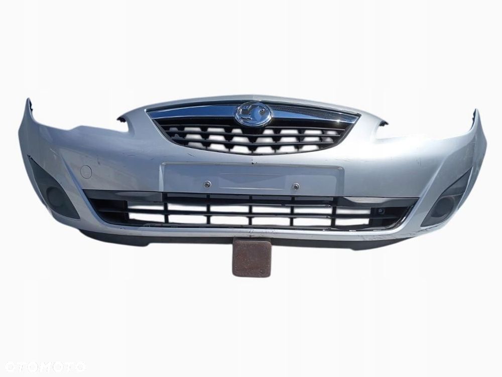 ZDERZAK PRZÓD PRZEDNI OPEL MERIVA B 10-14r. SREBRNY 13267699 - 1