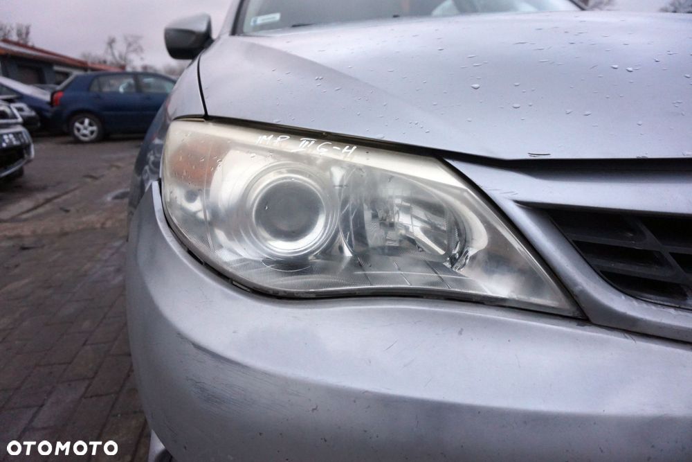 MASKA ZDERZAK BŁOTNIKI LAMPY IMPREZA III GH C6Z  SUBARU 2007-2011 SREBRNY PRZÓD KOMPLETNY - 12
