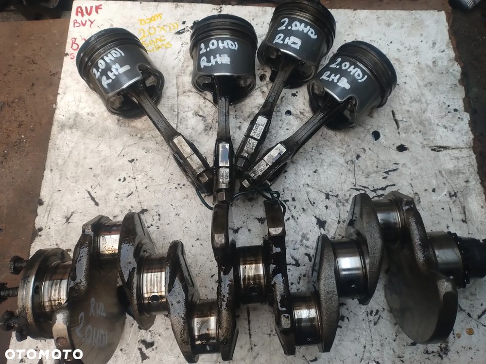 Citroen peugeot RHS 2,0HDI 8V wał korbowy  tłok korbowód  RHY RHZ - 4